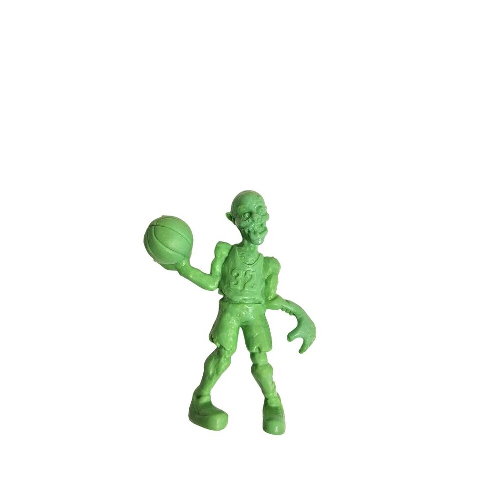 Jump Shot Rot SLUG Zombies Green Basketball Playing Zombie Jakks 2012 Series 2 - Picture 5 of 7